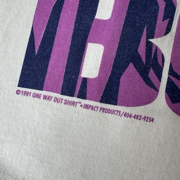 Every Knee Shall Bow Phil 2:10 Jesus Graphic T Shirt Sz L Single Stitch Vtg 90s - Picture 4 of 16